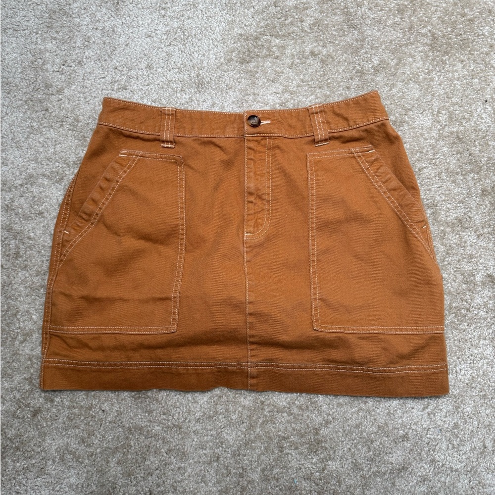 Old Navy Tan Mini Skirt